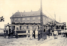 Linje 3's indvielse, Sydhavn Plas, februar 1915