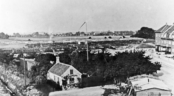 Busch's første værksted i 1913