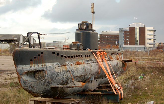 Mini u-båd på Teglholmen i 2008